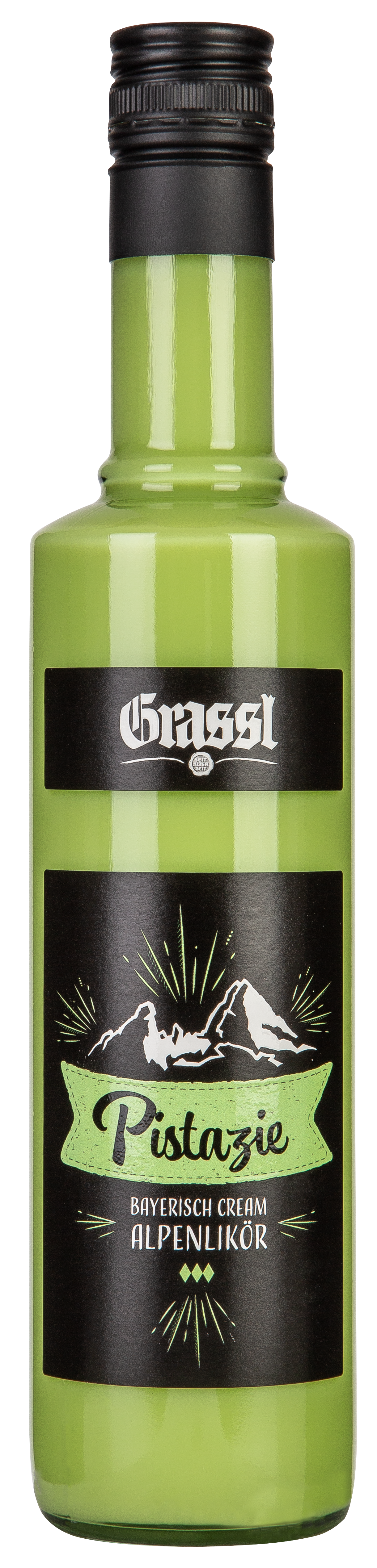 Grassl Bayerisch Cream Alpenlikör Pistazie