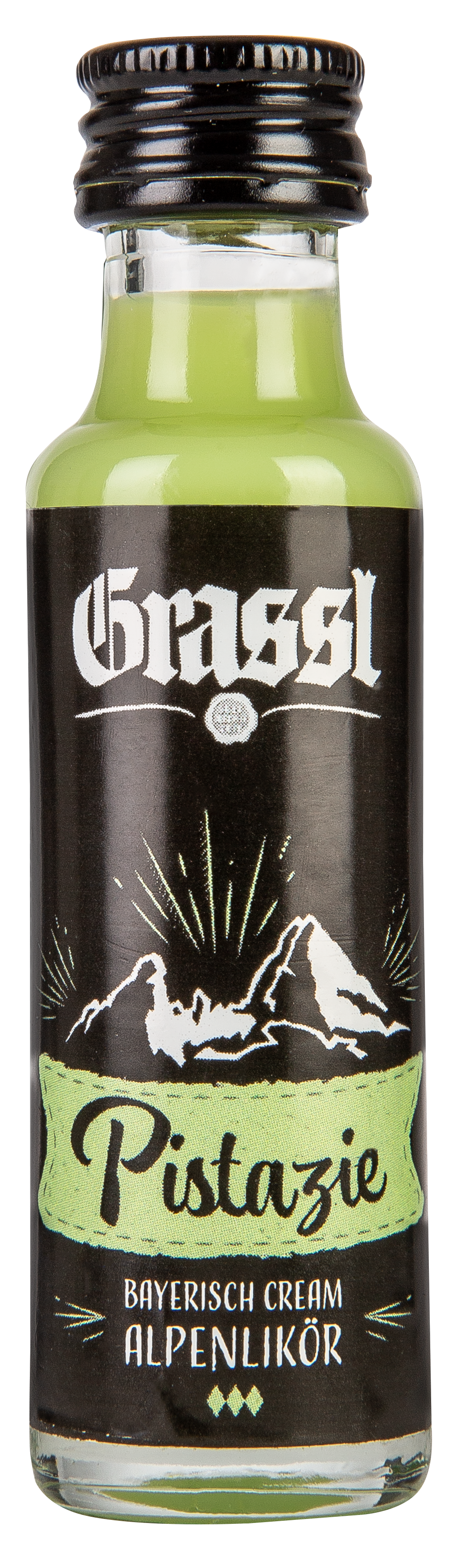 Grassl Bayerisch Cream Alpenlikör Pistazie