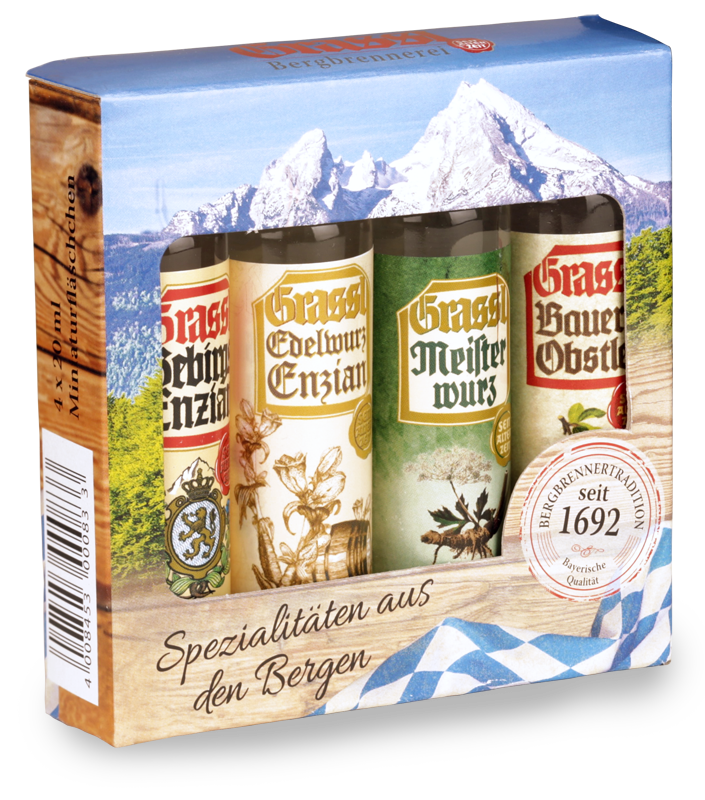 Minibox klare Schnäpse