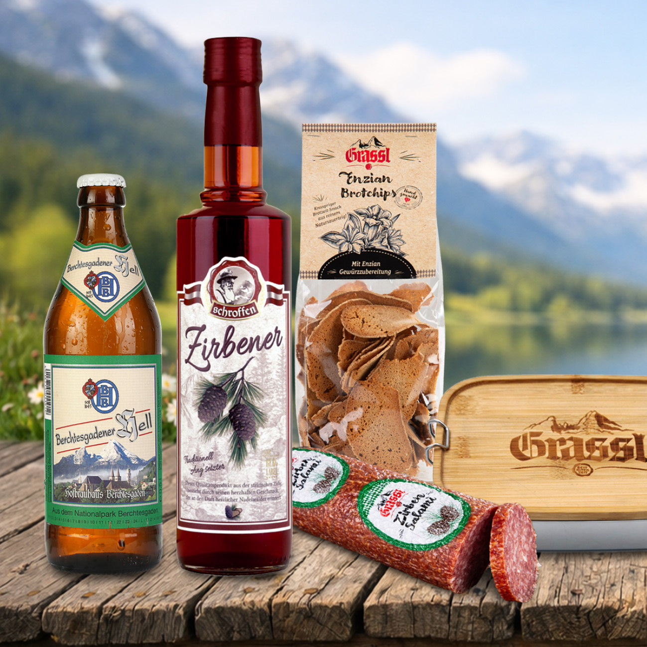 Set: Zünftiger Zirbenschmaus 🌲🥨🍺