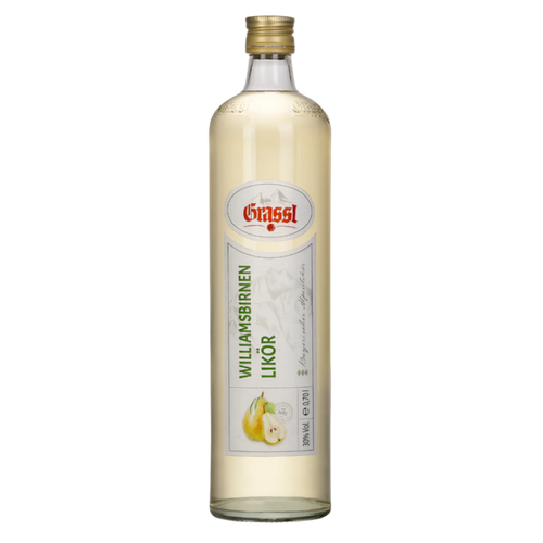 Eine Flasche Williamsbirnen-Likör 0,7 Liter