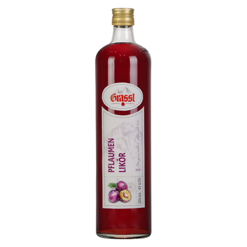 Eine Flasche Pflaumenlikör 0,7 Liter