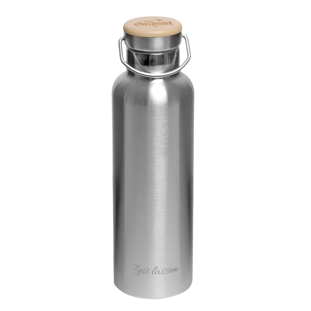 Edelstahl-Isolierflasche 750ml – Enzianbrennerei Grassl
