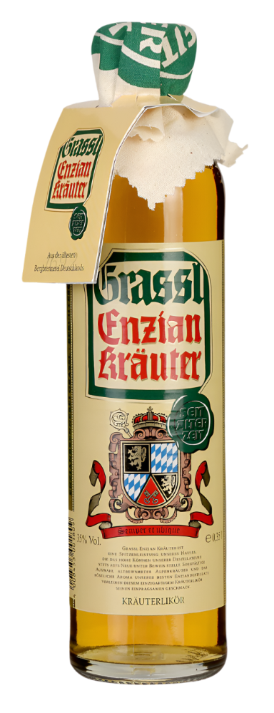 Enzian Kräuterlikör in der 0,35 Liter Flasche