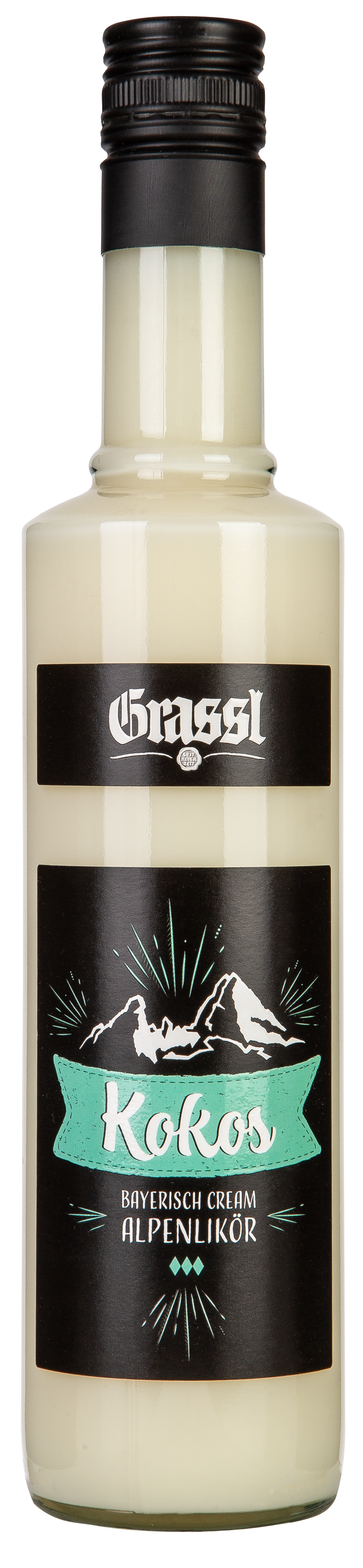 Grassl Bayerisch Cream Alpenlikör Kokos