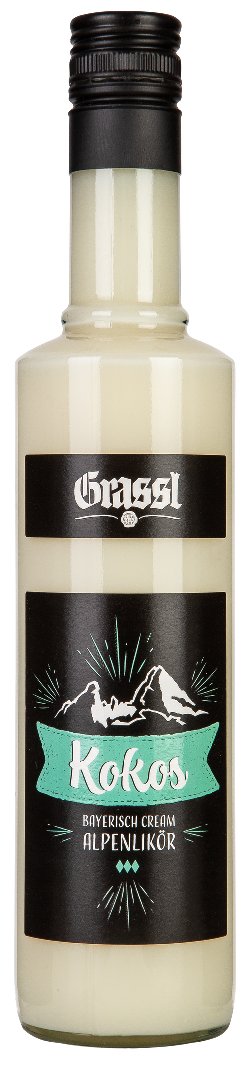 Grassl Bayerisch Cream Alpenlikör Kokos