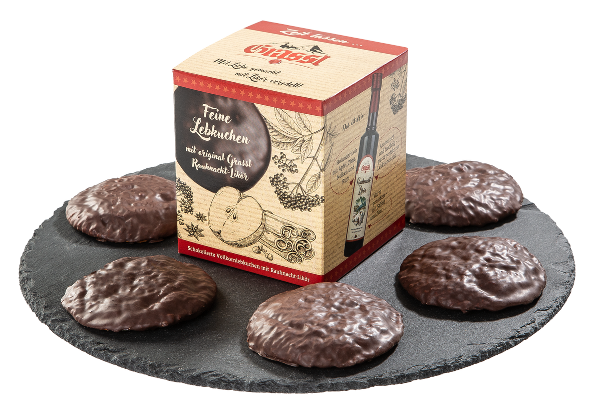 Vollkornlebkuchen mit Rauhnacht-Likör
