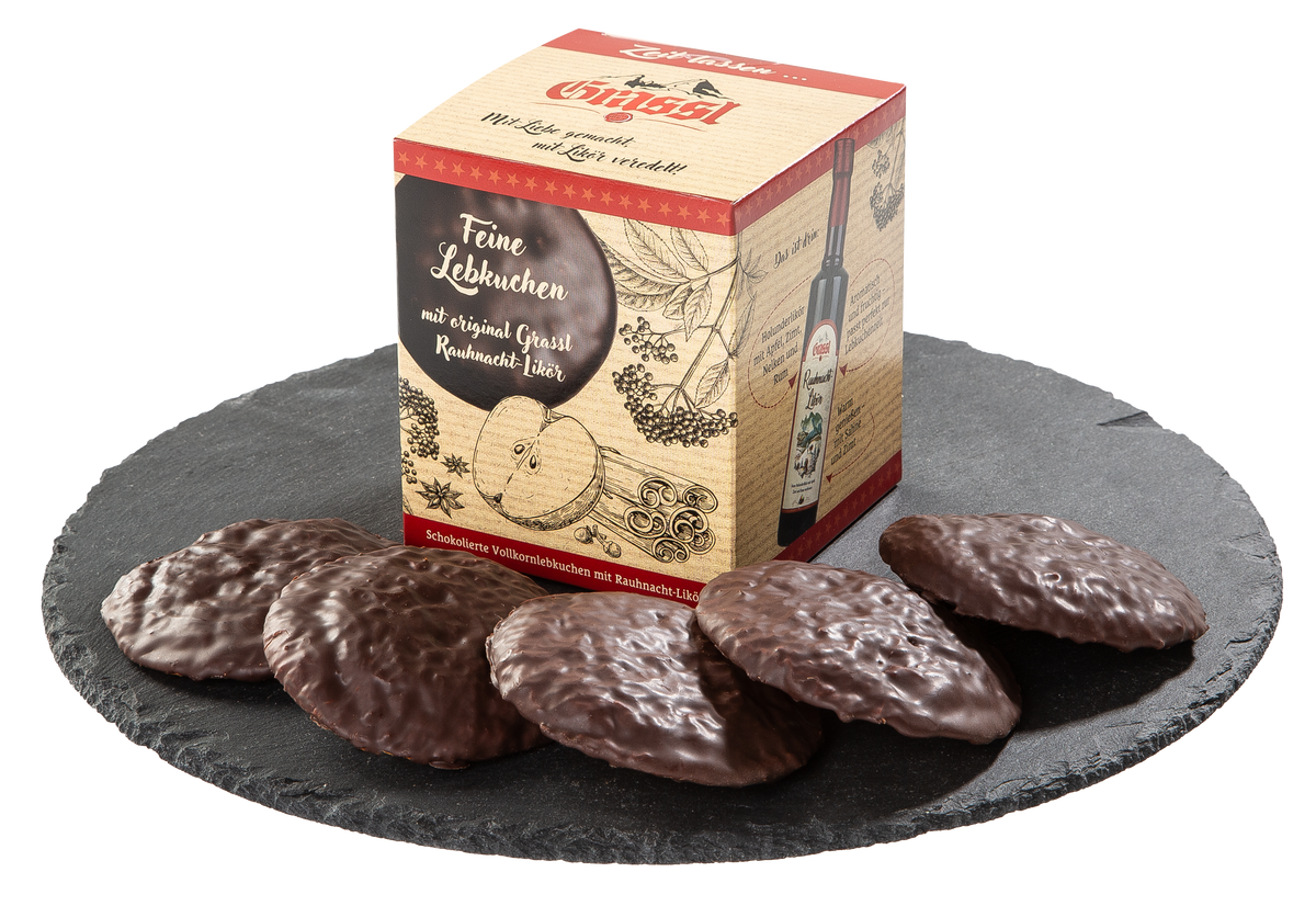 Vollkornlebkuchen mit Rauhnacht-Likör