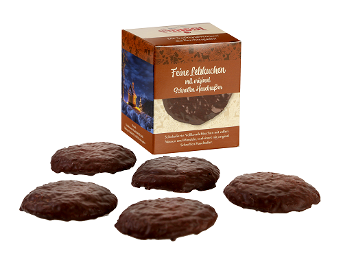 Vollkornlebkuchen mit Schroffen Haselnußer