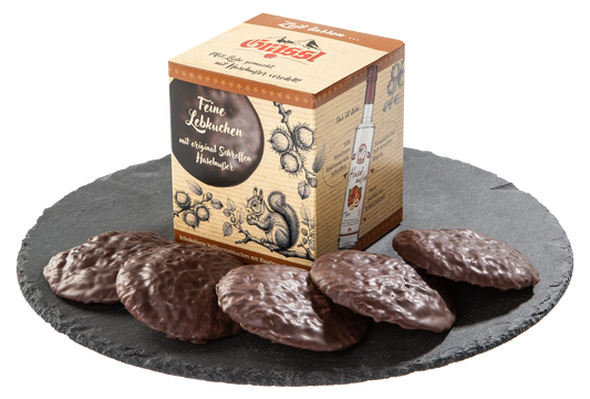 Vollkornlebkuchen mit Schroffen Haselnußer