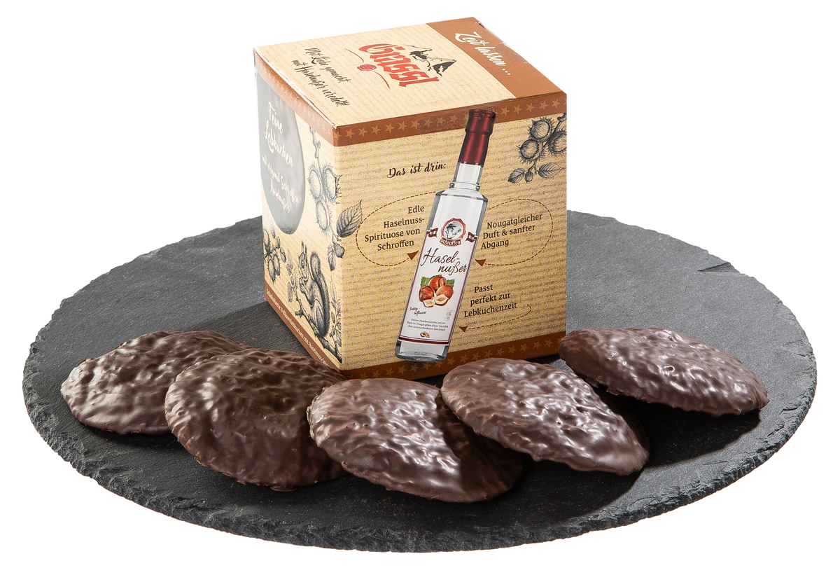 Vollkornlebkuchen mit Schroffen Haselnußer