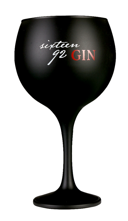 sixteen92 Gin-Kelch, schwarz matt
