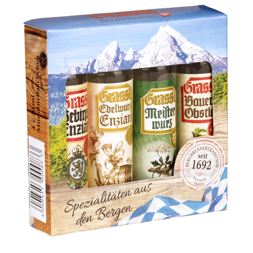 Minibox klare Schnäpse