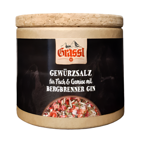 Gewürzsalz für Fisch & Gemüse mit Bergbrenner Gin