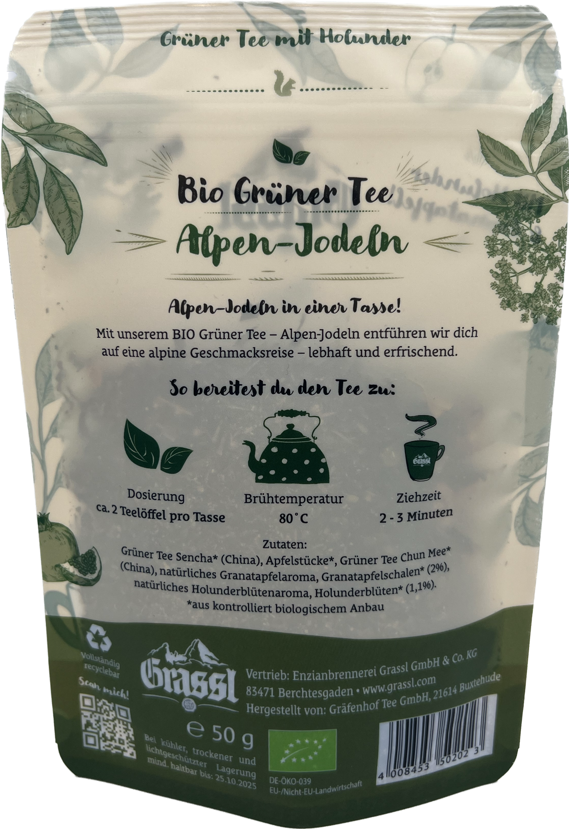 BIO Grüner Tee "Alpen-Jodeln"