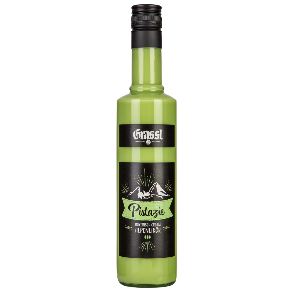 Grassl Bayerisch Cream Alpenlikör Pistazie