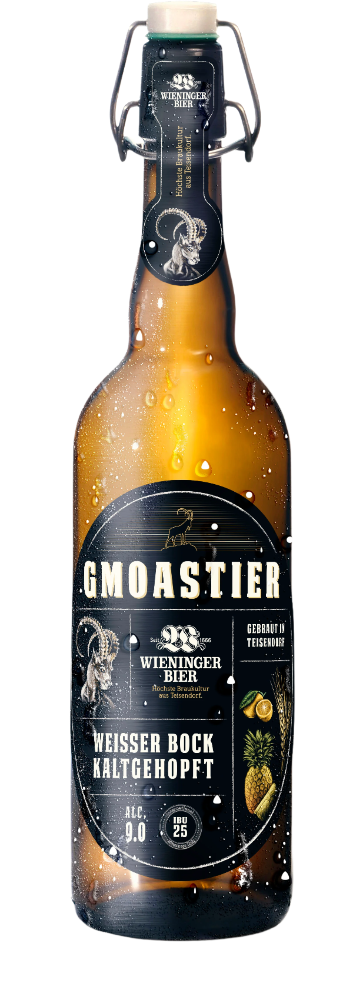 Wieninger Gmoastier in der 0,75 Liter Flasche
