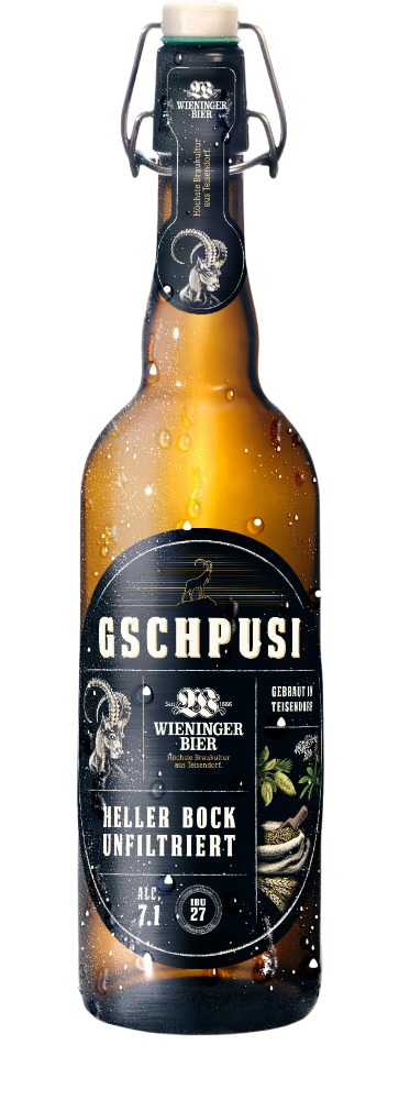 Wieninger Gschpusi in der 0,75 Literflasche