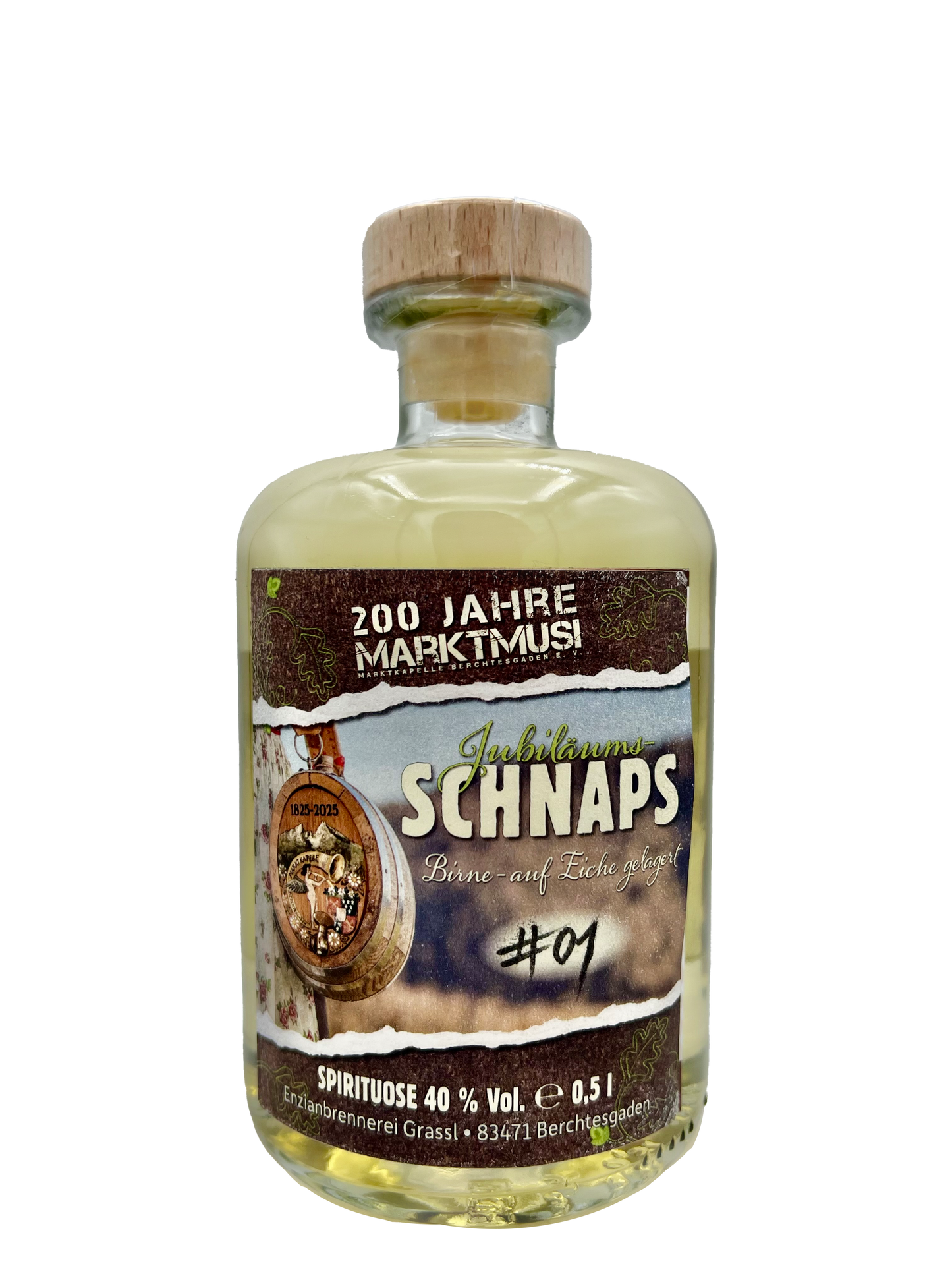 Jubiläumsschnaps „200 Jahre Marktmusik Berchtesgaden“