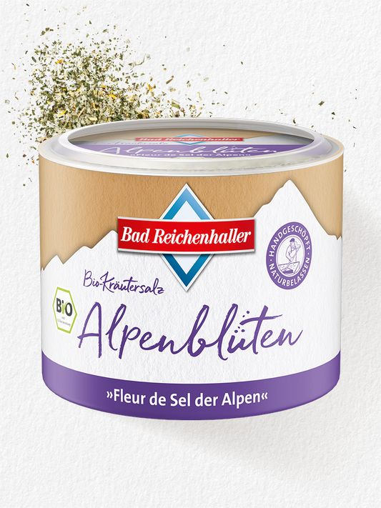Bio-Kräutersalz Alpenblüten