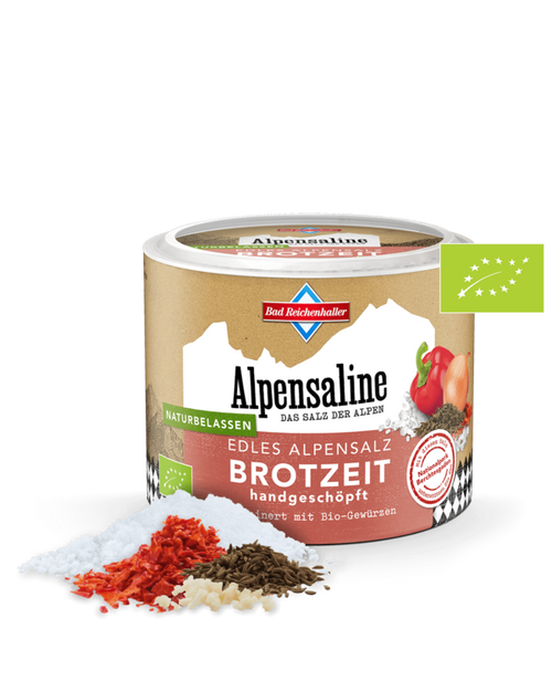 Edles Alpensalz Brotzeit