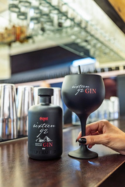 sixteen92 Gin-Kelch, schwarz matt