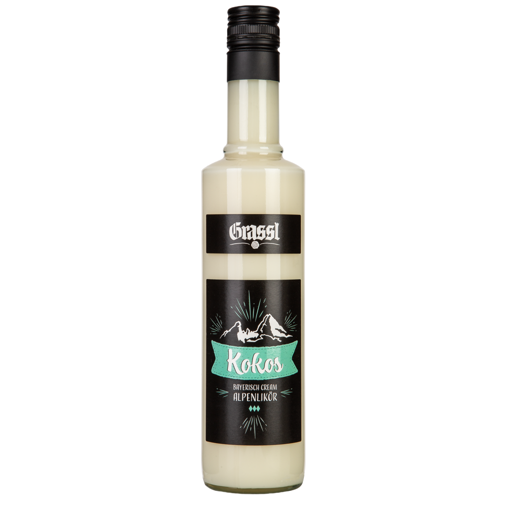 Grassl Bayerisch Cream Alpenlikör Kokos