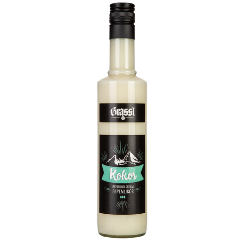 Grassl Bayerisch Cream Alpenlikör Kokos