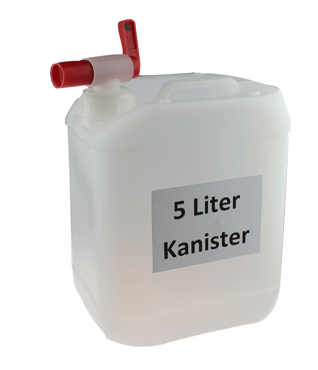 PE-Kanister 5 Liter + Kanister Ausgießer 